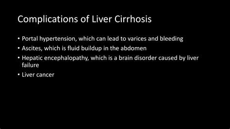 Ppt Understanding Liver Cirrhosis Causes Symptoms And Treatment