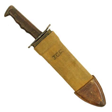 Original Us Wwi Model 1917 Bolo Knife By Plumb Philadelphia With Nam