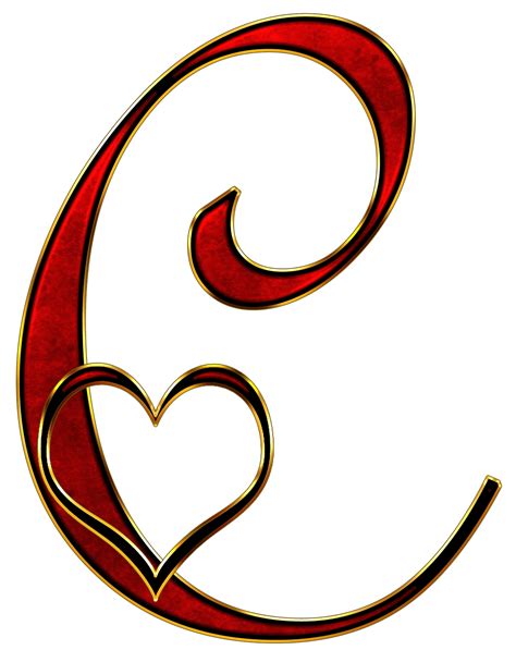 Valentine Capital Letter C Transparent Png Stickpng