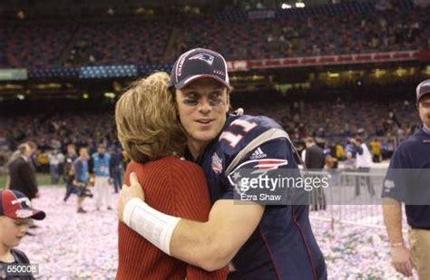 Quarterback Drew Bledsoe Of The New England Patriots Celebrates After