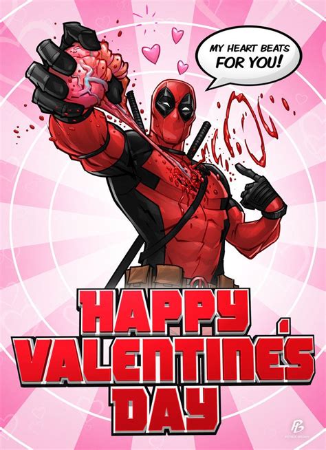 Happy Valentines Day By Patrickbrown Deadpool Und Spiderman Deadpool