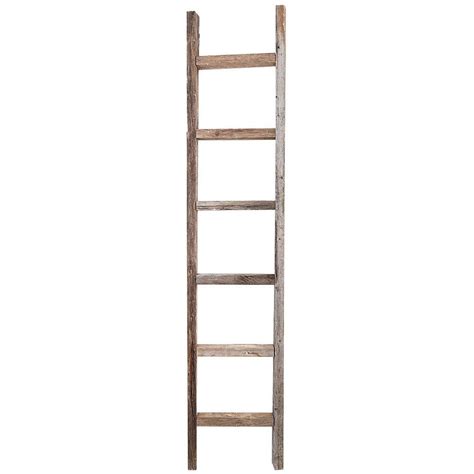 Decorative Ladder Reclaimed Old Wooden Ladder Foot Rustic Barn Wood