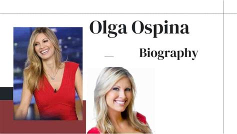 Olga Ospina Wikipedia Age Biography Bio Married Hands Photo