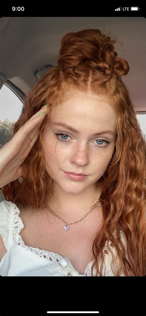 faith collins faithieeanne in 2021 ginger hair color ginger hair girls with red hair