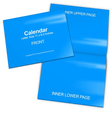 Download Saddle Stitched Calendar Mockup | Cover Actions Premium ...
