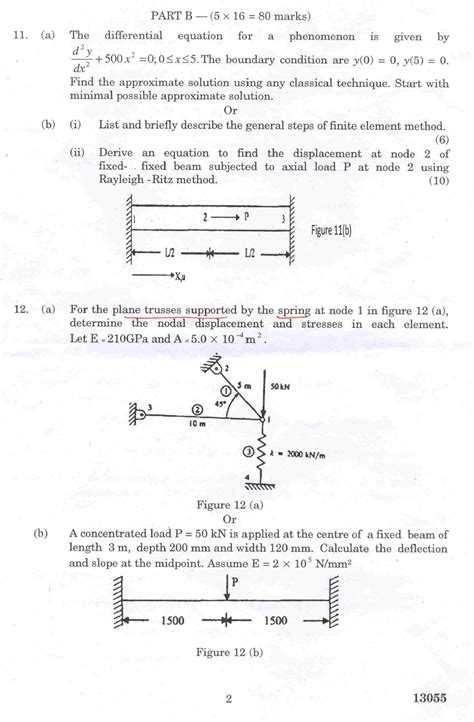 The discussion becomes well rounded when you emphasize not only the impact of the study but also where it may fall short. ME2353, 080120032 Finite Element Analysis B.E Mechanical May June 2012 Question Paper ...