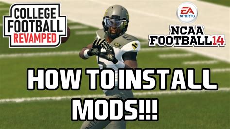 College Football Revamped How To Install Mods For Ps3rpcs3 Ncaa
