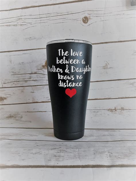 Love Between Mother And Daughter Custom Sic Personalized Mom Cup Mother T Valentines Day Cup