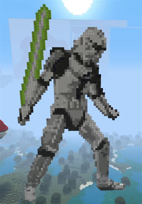 Starwars Clonetrooper Jedi Minecraft Pixel Art Made By Fakeuniform