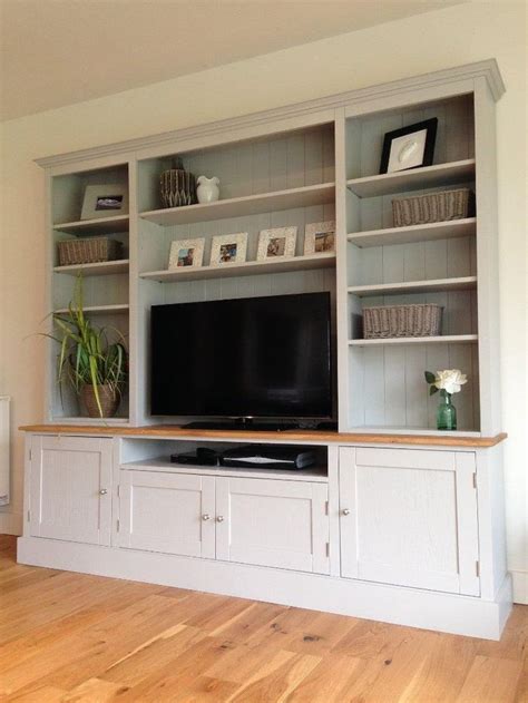 My television is mounted to the wall which i think is the best setup. New Solid Pine & Oak 7ft Welsh Dresser TV Unit Stand ...