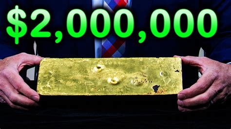 Massive Gold Bar Held On Live Tv By This Celebrity Sells For 2 Million