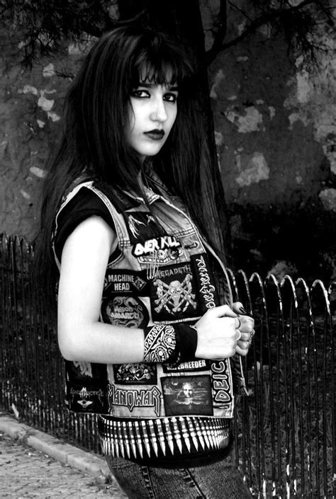 thrash metal fashion metalhead girl heavy metal girl metal fashion