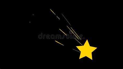 Shooting Star Animation In Space Stock Video Video Of Cartoon Full