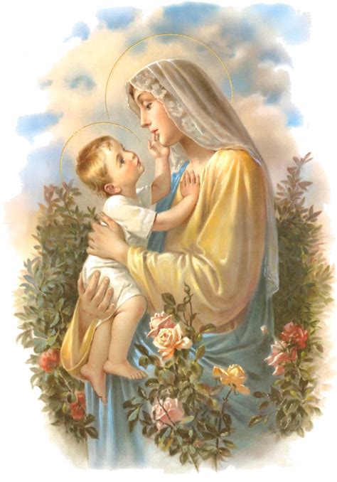 Mary And Baby Jesus Blessed Mother Mary Blessed Virgin Mary Happy