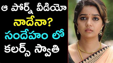 Colours Swathi Reddy Explained To Porn Video Television Field Into Anchor Swathi Bold