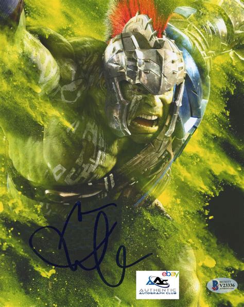 Mark Ruffalo Autograph Signed 8x10 Photo Hulk Avengers Thor Etsy