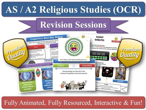 A2 Rs Religion And Ethics Ocr 3 X Revision Sessions Conscience Meta