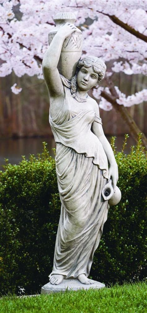 Grecian Woman Plumbed Rebecca Garden Statue StatuesDIY Grecian Women