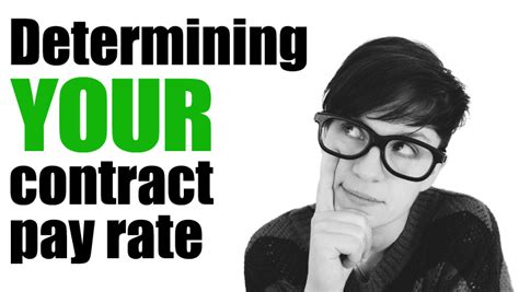 Determining Your Contract Pay Rate