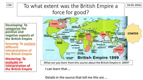 Was The British Empire Good Or Bad Teaching Resources