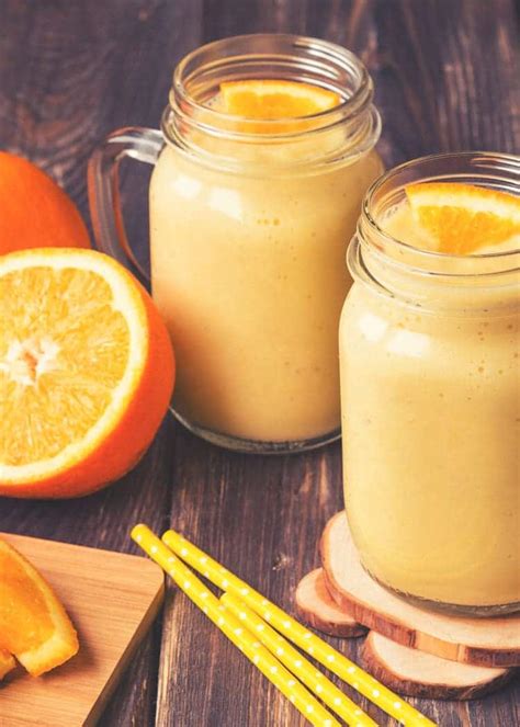 Healthy Orange Smoothie All She Cooks