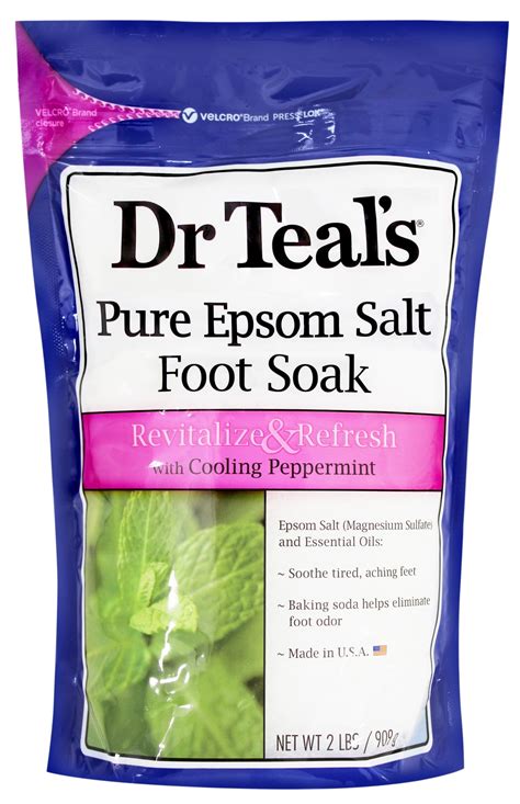 Dr Teals Pure Epsom Salt Foot Soak 2 Lbs