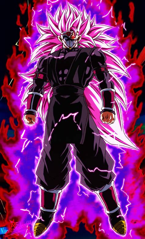 Goku Black Ssj Rose 3 Crimson Masked Saiyan In 2021 Dragon Ball Super