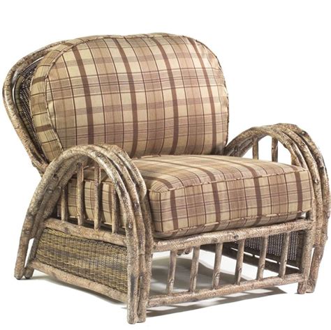 Woodard Whitecraft River Run Faux Bois Lounge Chair