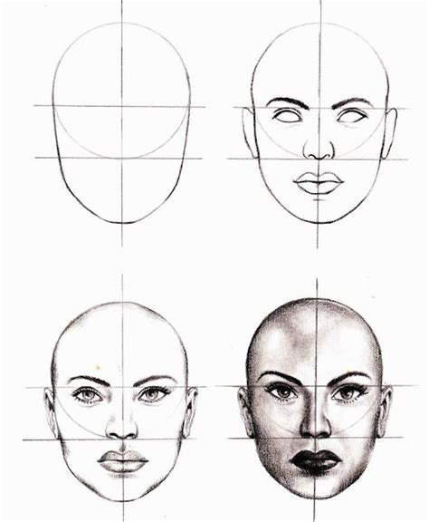 Como Dibujar Rostros O Caras Realista [ Para Principiantes ]