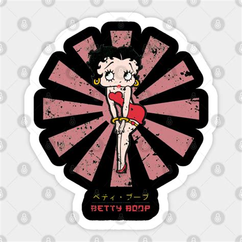Betty Boop Retro Japanese Betty Boop Sticker Teepublic