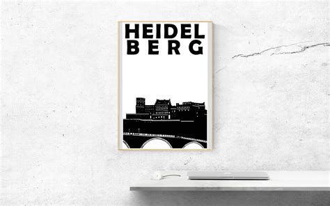 Heidelberg Print Heidelberg Germany Print Heidelberg Poster