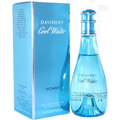 Cool Water By Davidoff Perfume Deodorant 34 Oz Edt For Women