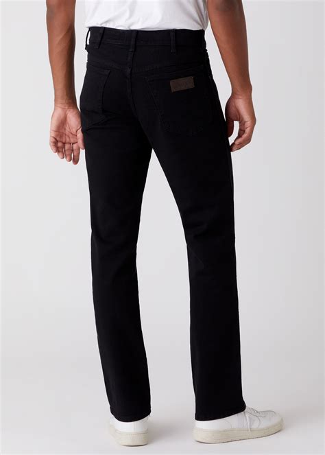 Mode Mondiale Wrangler Texas Stretch Black Overdye Five Pocket Jeans