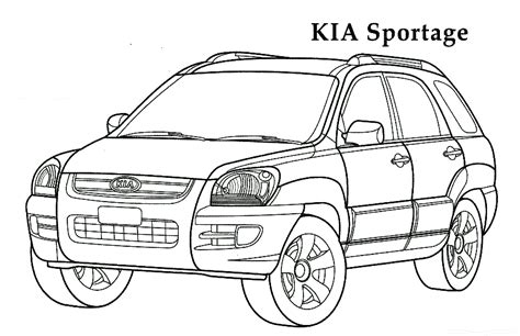 Kia Coloring Pages to download and print for free