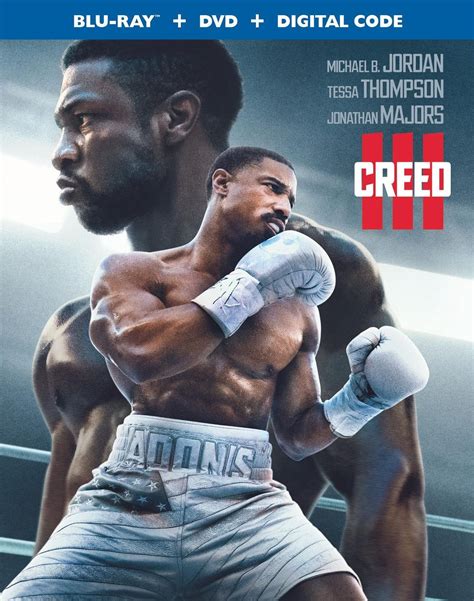 Creed Iii Blu Ray Dvd Digital Michael B Jordan Tessa Thompson