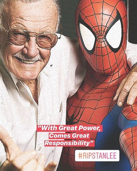 With Great Power Comes Great Responsibility Ripstanlee Spiderman