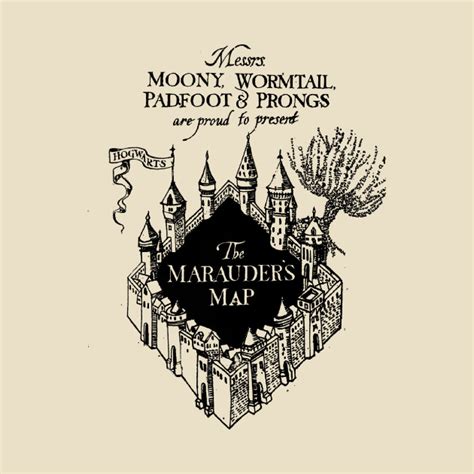 Download The Marauder's Map - Harry Potter - T-Shirt | TeePublic