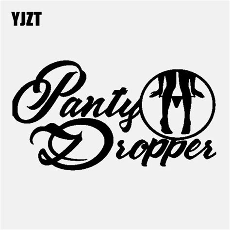 Buy Yjzt 149cm81cm Panty Dropper Car Sticker Funny Vinyl Decal Blacksilver