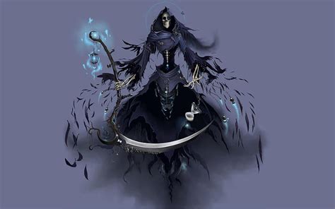 Female Grim Reaper Anime Reaper Hd Wallpaper Pxfuel