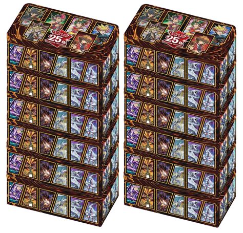 25th Anniversary Tin Dueling Heroes Yu Gi Oh Case 12 Tins
