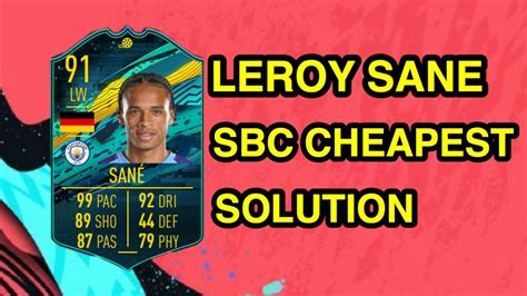 In the current club bayern munich played 2 seasons, during this time he played 42 matches and scored 8 goals. FIFA 20 PLAYER MOMENTS LEROY SANE CHEAPEST SOLUTION | FIFA 20 SBC CHEAP | FIFA 20 ULTIMATE TEAM ...