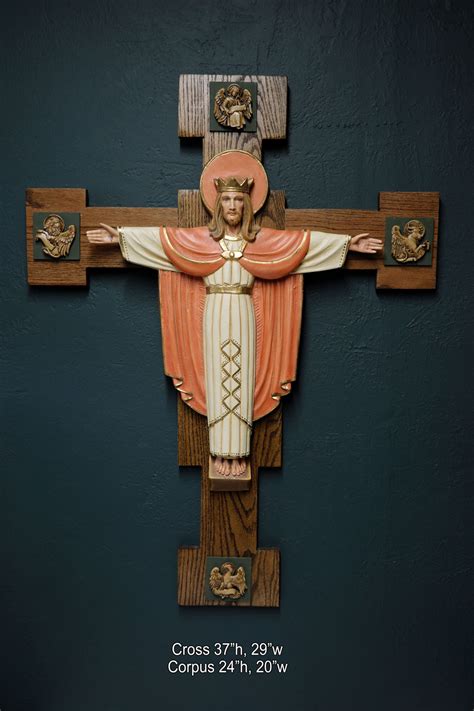 Wall Crosses Vosarea Standing Crucifix Tabletop Jesus Christ On Cross