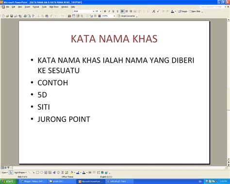 Kata nama khas ialah kata nama yang secara khususnya digunakan untuk menyebut nama sesuatu benda sama ada benda yang bernyawa dan yang tidak bernyawa. Melayu JWPS: KATA NAMA AM dan KATA NAMA KHAS
