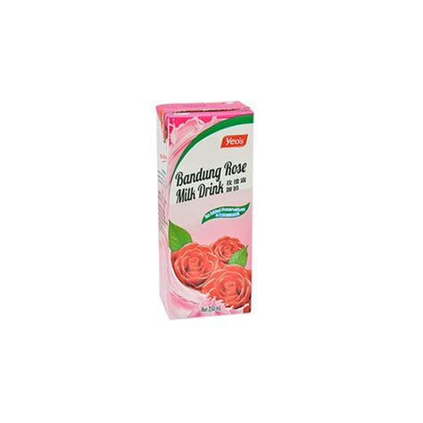 Yeos Bandung Rose Milk Pack Of 24 Eezee