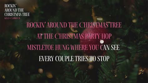 Kelly Clarkson Rockin Around The Christmas Tree Karaoke Video Youtube