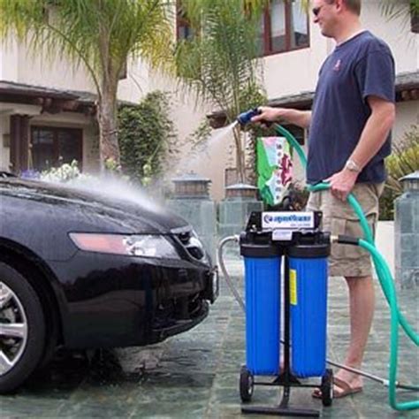 Here is another way you can avoid spots after cleaning your car. Amazon.com: CR SPOTLESS De-ionized Water Filtration System Spot-free Rinse System, No Drying ...