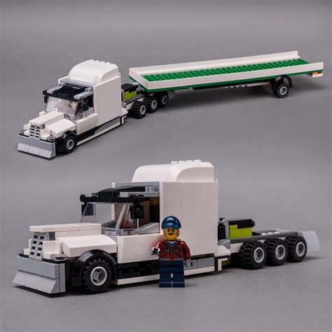 Lego Moc 60305 Semi Truck By Keep On Bricking Rebrickable Build