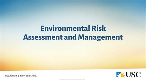 Environmental Risk Assessment And Management Youtube