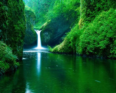 Free Download Waterfalls Peaceful Natural 1280x1024 Wallpaper Nature