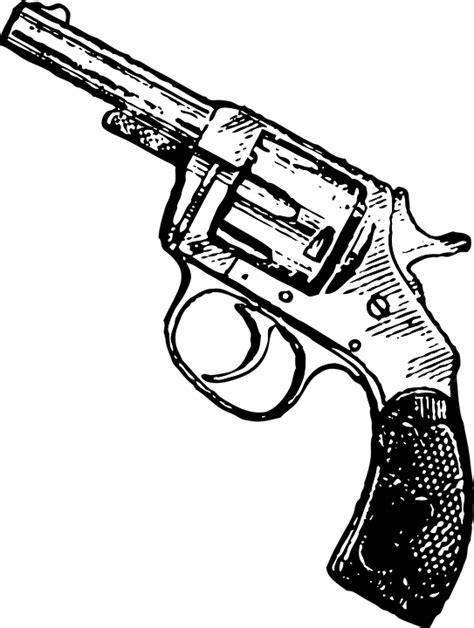 Gun Revolver Pistol · Free Vector Graphic On Pixabay